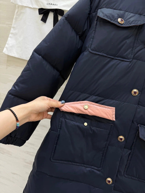 CHANEL MANTEAU LONG COCO NEIGE 25S 483