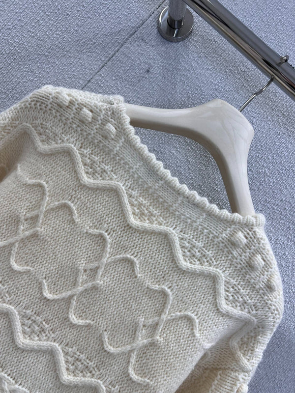 CHANEL 25S CROCHETED SWEATER 233230