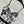 CC BIKINI SWIMSUIT SET IN IVORY WITH BLACK VELVET FLORAL EMBROIDERY 581303