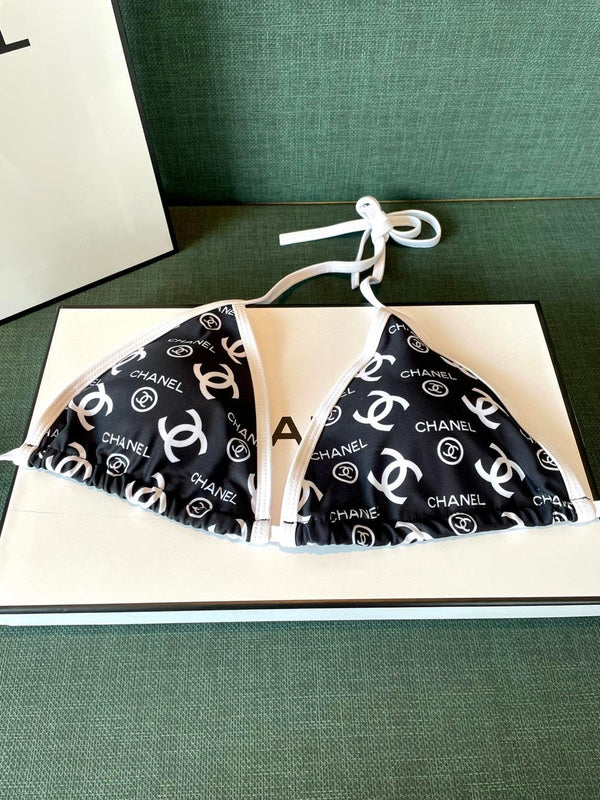 BIKINI SWIMSUIT IN BLACK AND WHITE AND PRINTED 627825