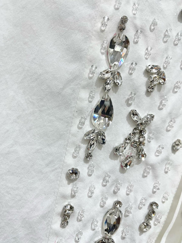 YSL 25S EMBELLISHED SHIRT STYLE 158