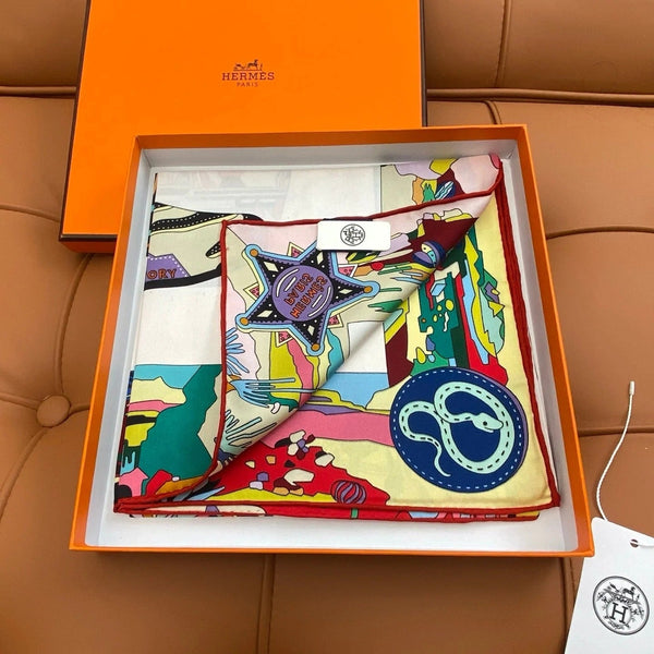 HERMES 25S SCARF 90 IN SILK 703712
