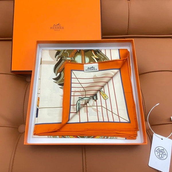HERMES 25S SCARF 90 IN SILK 718480