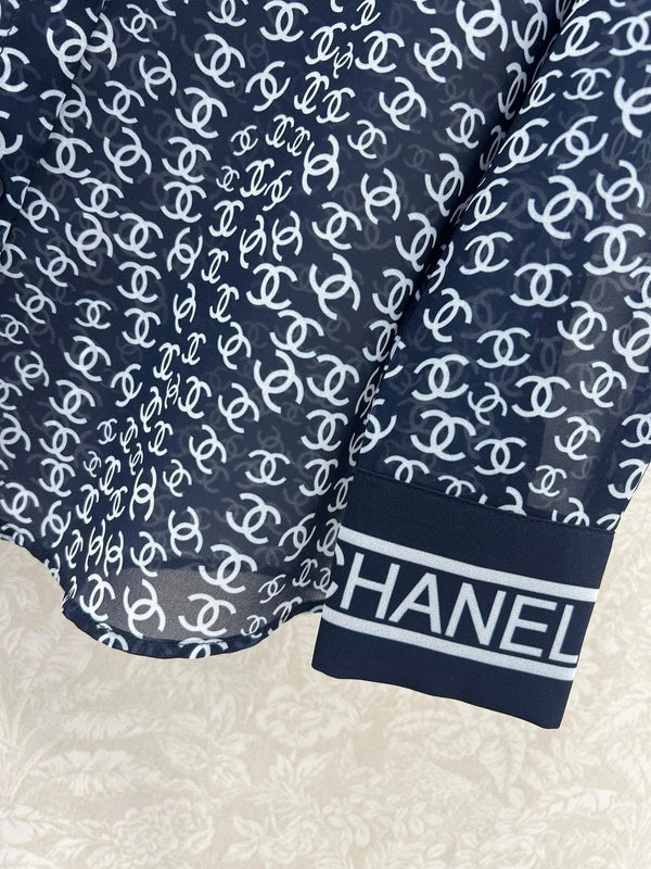 CHANEL LOGO PRINTED SHIRT 275191