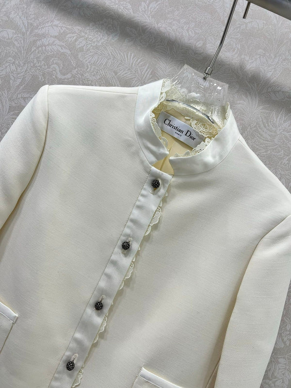 DIOR 25S SILK-BLEND KNIT JACKET STYLE 173