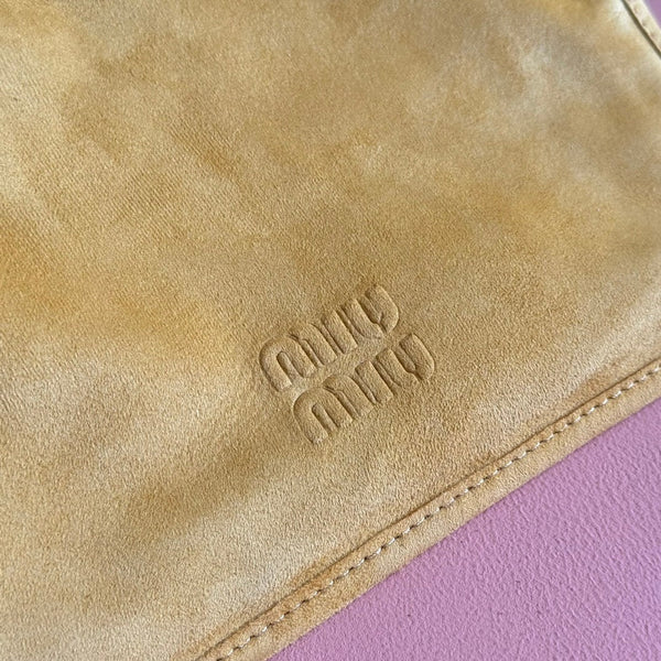 SUEDE BAG WITH TRICK 37 WHISKEY