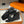 HM 25S KALYA WEDGE SANDAL 100 MM IN BLACK SUEDE