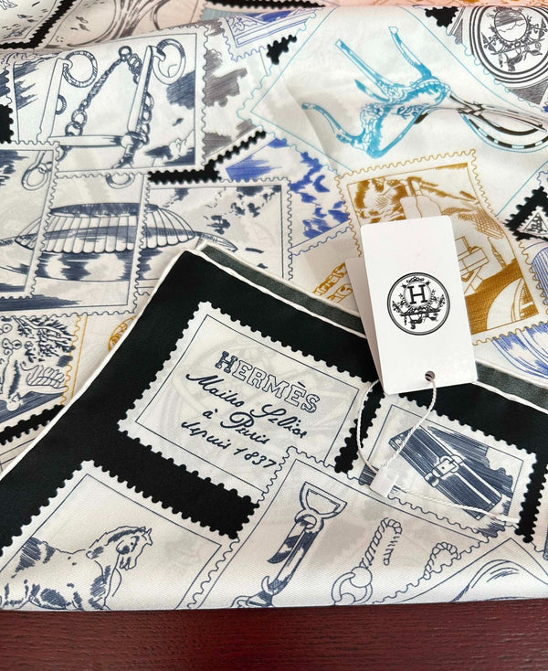 HERMES 25S SCIARPA 90 IN SETA 732033