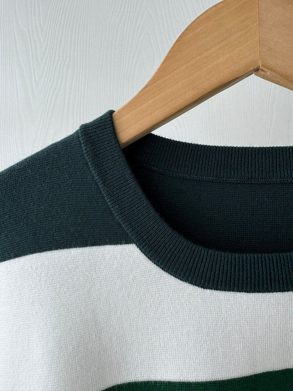 MAX MARA 25S LONG-SLEEVE STRIPED SWEATER 128