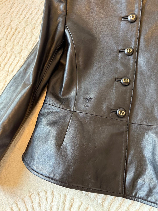 DIOR 25S LEATHER JACKET STYLE 358