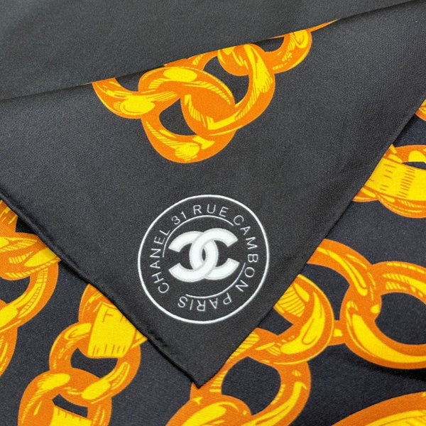 CHANEL 25S SCARF 90 IN SILK 639119