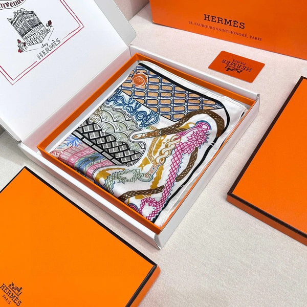 HERMES 25S SCARF 90 IN SILK 726442