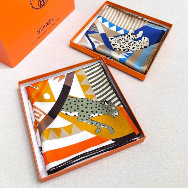 HERMES 25S SCIARPA 90 IN SETA 730646