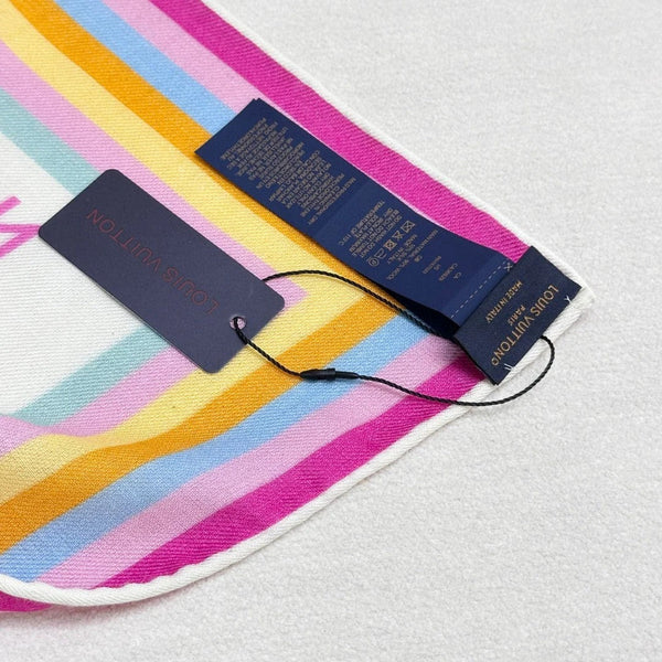 LV SCARF 134 CM IN WOOL MIX SILK 703624