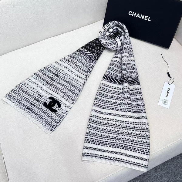 CHANEL 25S SCARF 180 CM IN CASHMERE 943879