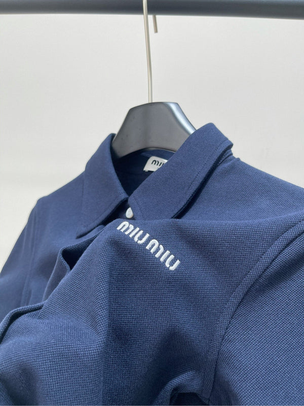 MIUMIU SHORT SLEEVE POLO SHIRT 273028
