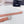 CC 30MM BELT IN ALLOY ORANGE CALFSKIN SILVER HARDWARE ATTACH PEARLS