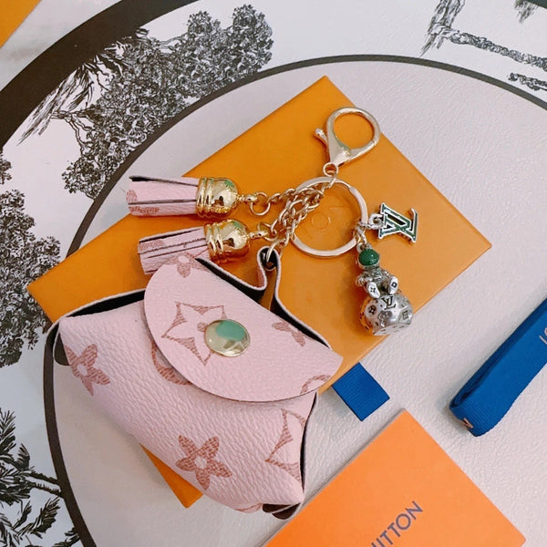 LV Pink Bag Charm