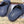 GG SLIDES IN NAVY BLUE SUEDE WITH EMBOSSED LOGO STYLE 10