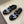 CC 26 Slingback Espadrilles Black Sheepskin Canvas 607462