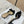 CD 26s Mocassins à talons hauts 75 Noir Beige Toile Cuir 643490