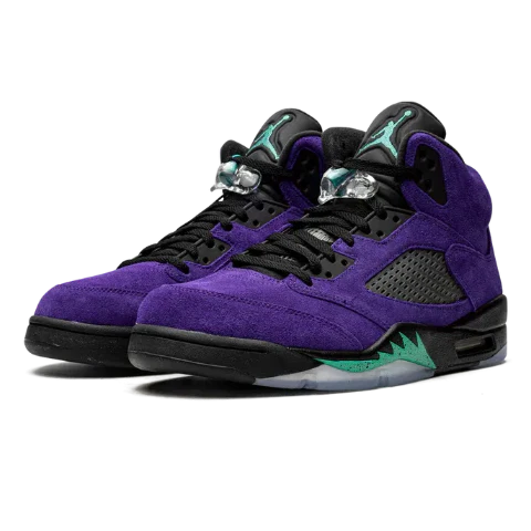 Nike Air Jordan 5 Retro Dark Purple Black Suede