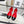 CC 26s Flat Sandals Red Black Cowhide Patent Leather 183574