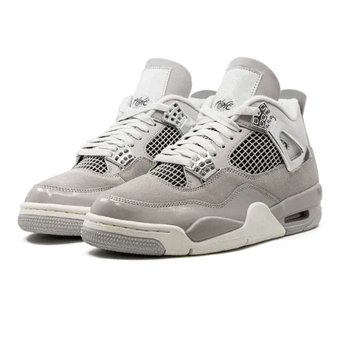 Nike Air Jordan 4 Frozen Light Gray Suede