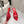 CL 26SS High-Heeled Slippers 100 Red Suede Sheepskin 636693
