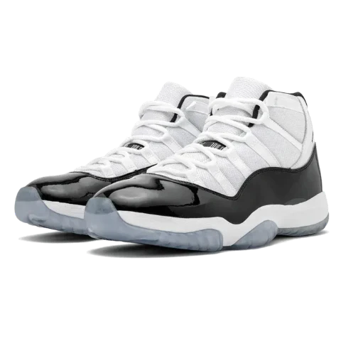 Nike Air Jordan 11 Concord White Black Patent Leather