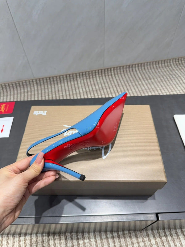 CL 26SS Slingback 100 Blue Patent Leather 613986