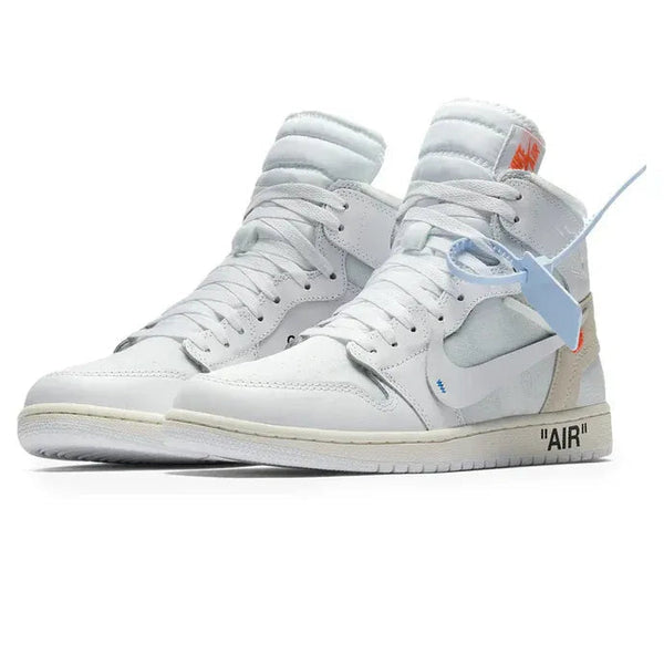 Off-White x Air Jordan 1 Retro White Beige Leather
