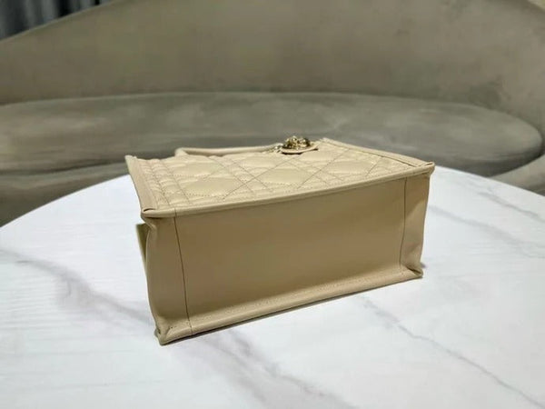 Dior 2026 Book Tote Bag 26.5cm Beige Leather