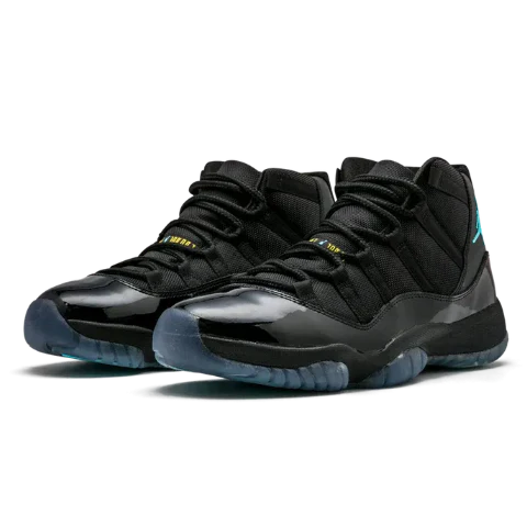 Nike Air Jordan 11 Retro Gamma Blue Black Patent Leather Mesh