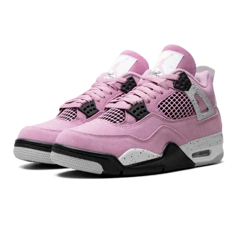 Nike Air Jordan 4 Retro Pink Black Suede