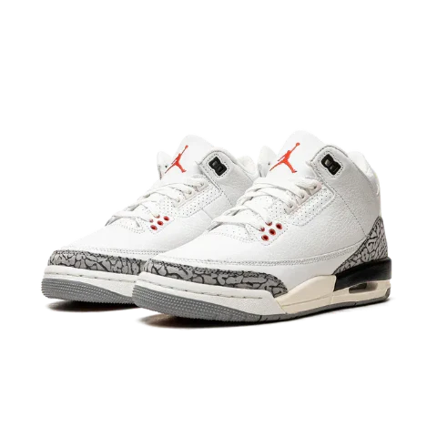 Nike Air Jordan 3 Ivory Gray Cowhide