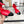 CC 26s Sandales 80 Cuir de vachette verni rouge et noir 183565