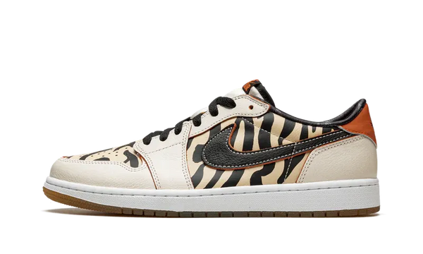 Nike Air Jordan 1 Beige Black Leather
