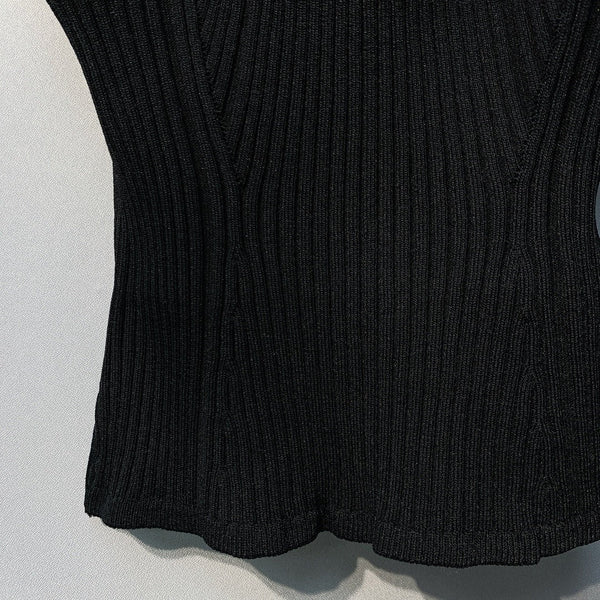 Chanel 2026 Caraco en maille Polyester Viscose Blanc et Noir