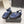 PRA 2026S Platform Sandals Dark Blue Canvas 657524
