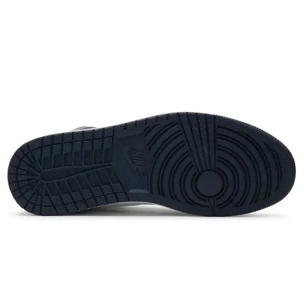 Nike Air Jordan 1 Navy Blue White Gray Cowhide