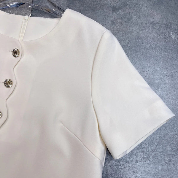 ROBE AMPLE MANCHES COURTES CHANEL 25S 503