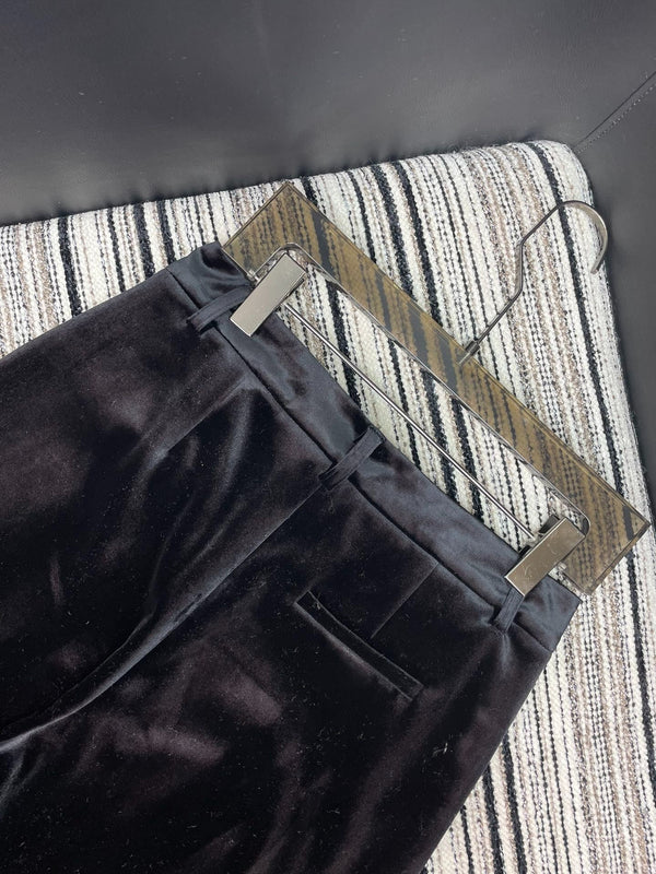 CHANEL 25S PANTALON DROIT EN VELOURS 445