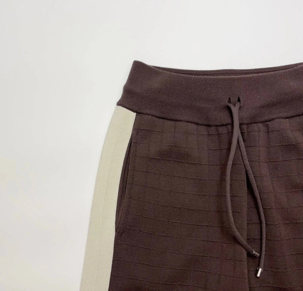 HERMES 25S STRAIGHT-LEG KNIT PANTS 194