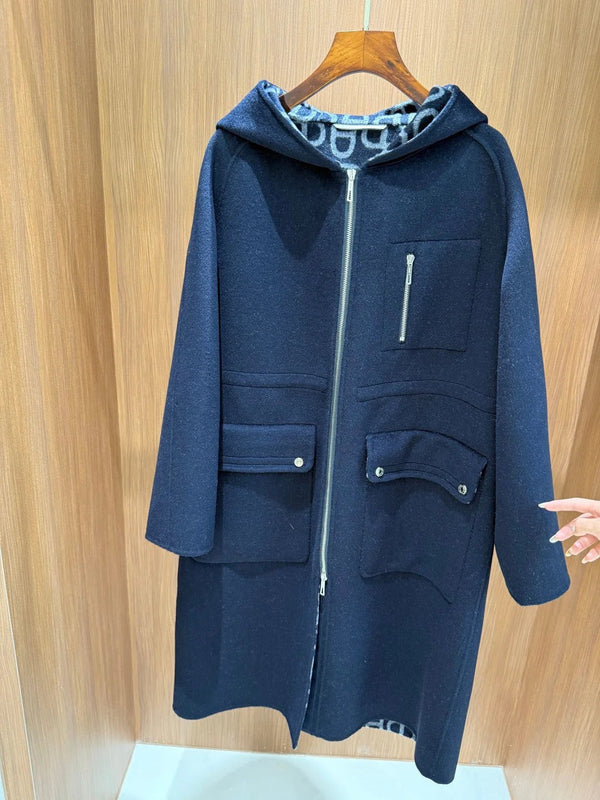 HERMES 25S WOOL COAT 102