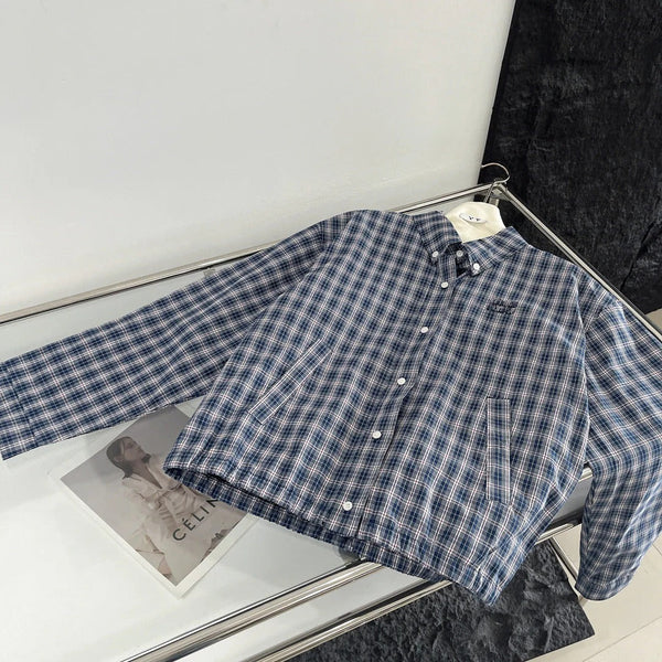 MIU SET PREPPY CHECKED BLAZER 265846