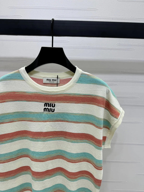 MIU 25S FLYING SLEEVE KNIT SWEATER 264148