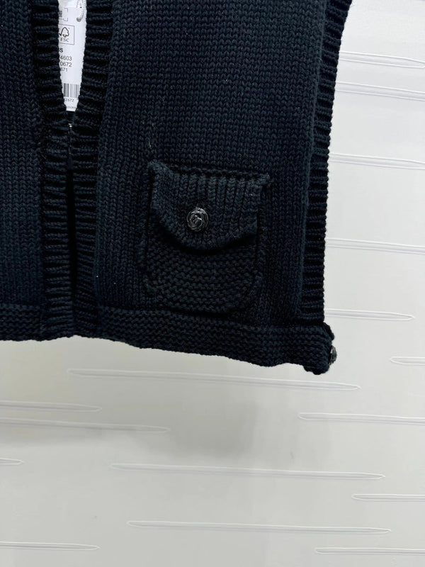 CHANEL CROPPED KNIT SWEATER 269386
