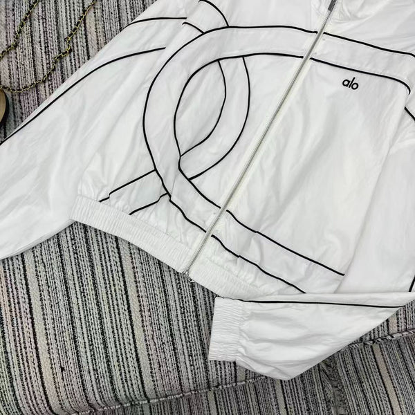 ALO JACKET & STRAIGHT-LEG PANTS SET STYLE 93