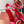 HIGH HEELS SANDALS 80 MM IN RED SATIN MIX SUEDE